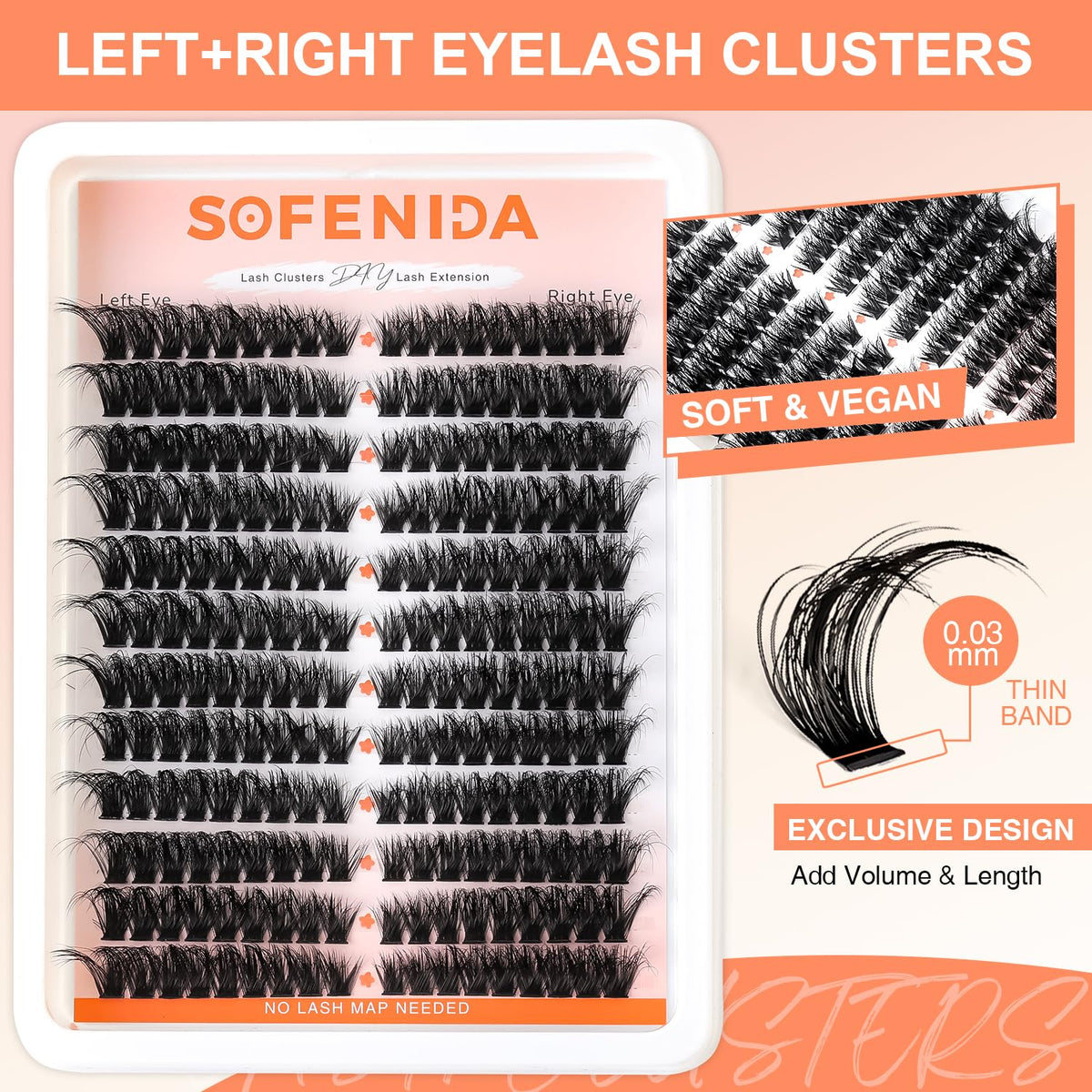 SOFENIDA fiber texture close-up demonstrating soft lightweight comfort