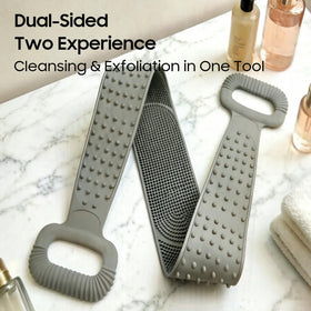 sofine on shower shelf in bathroom lifestyle for everyday hygienic use