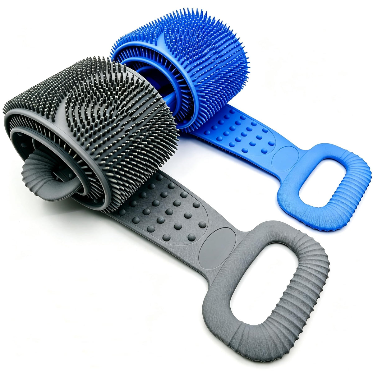 sofine front view of 36in back scrubber shows full design and benefits