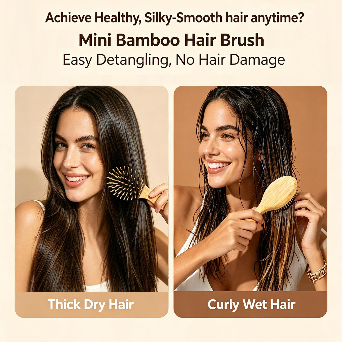 Sofmild close-up of bristles showing gentle detangling texture benefit