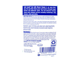 Soft Scrub label details showing ingredients and usage instructions