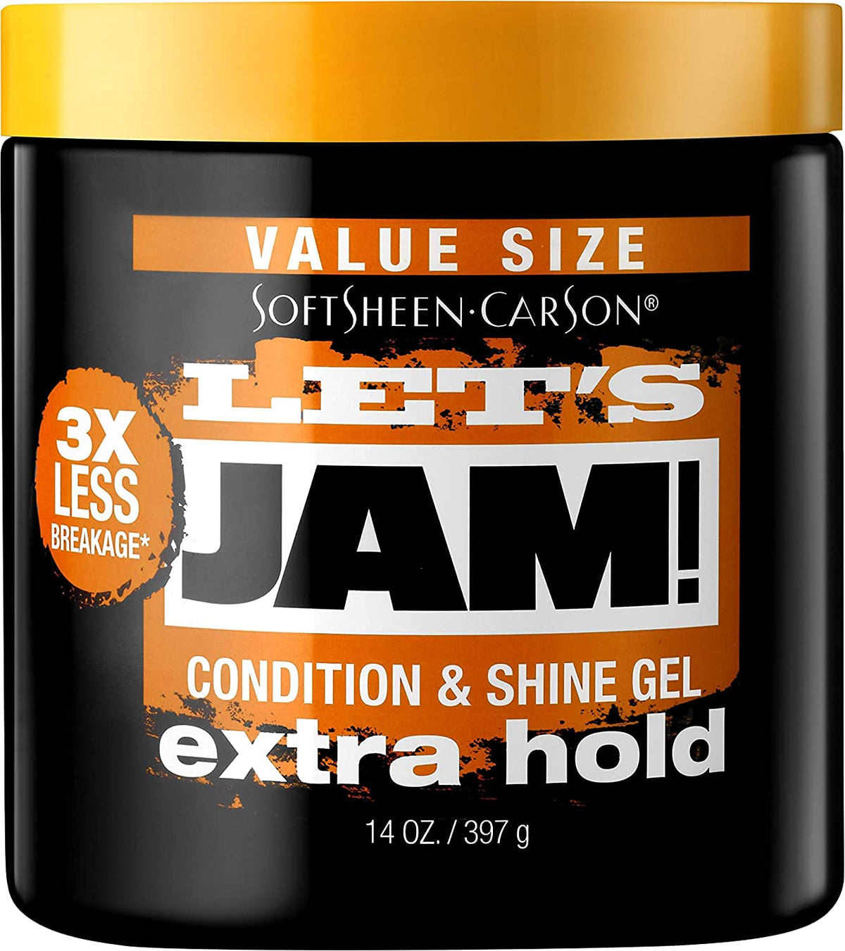 SoftSheen jar front view showing label and 14oz value size benefit