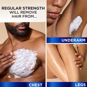 SoftSheen Magic being applied to arm demonstrating fast four-minute removal