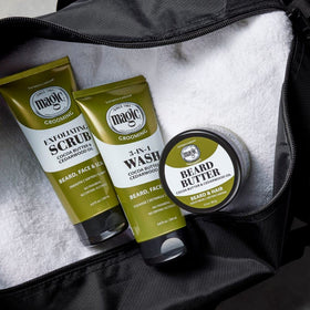 SoftSheen jar next to common items showing 3.5 oz travel size