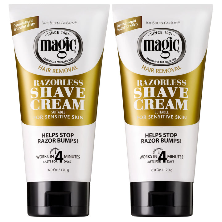SoftSheen Magic Cream front packaging showing product benefit