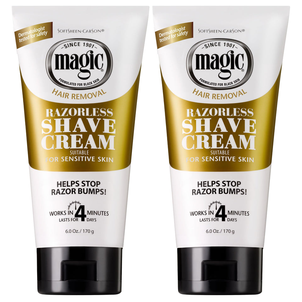 SoftSheen Magic Cream front packaging showing product benefit