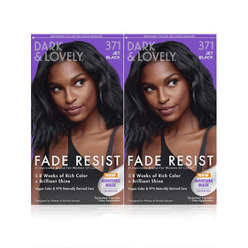 SoftSheen packaging front view showing Jet Black shade and benefits