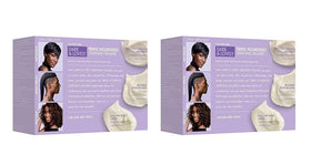 Close-up texture of SoftSheen relaxer cream highlighting smooth application