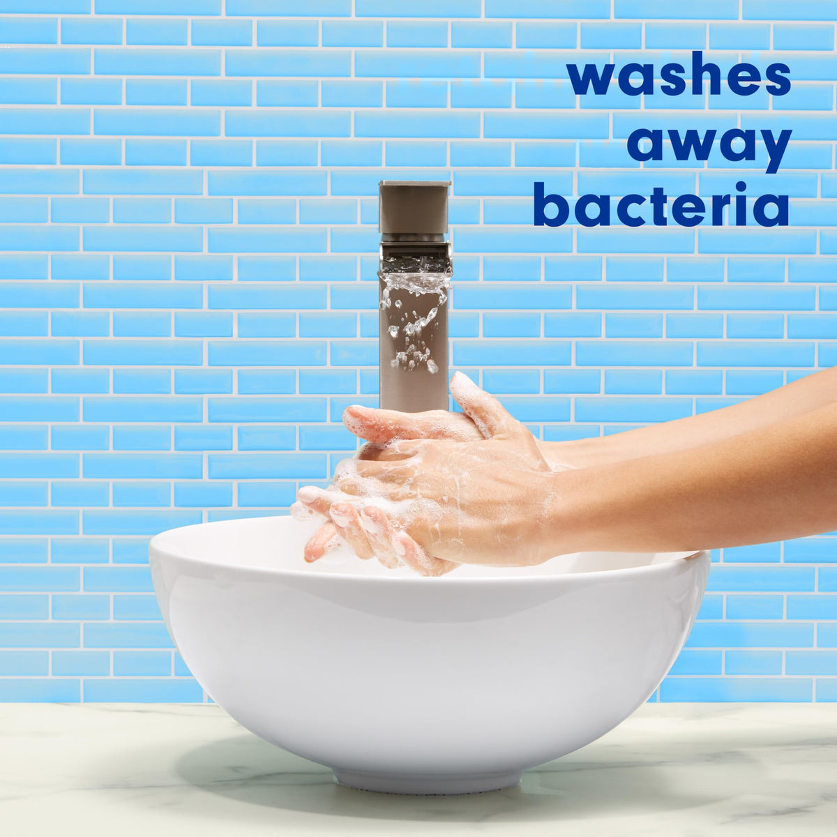 Softsoap ingredient panel closeup showing paraben-free formulation reassurance