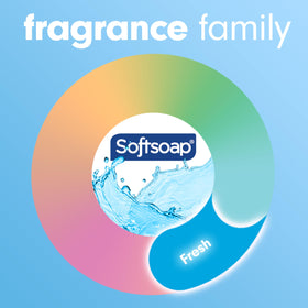 Softsoap six-pack arranged to show total 45 fl oz supply for multiple sinks