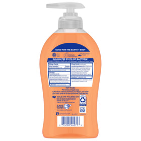 Softsoap bottle with refill and recycling icons showing proper reuse guidance