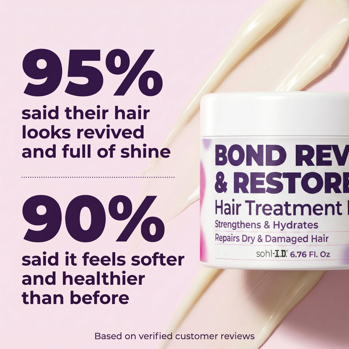 sohl-I.D. hair mask staged in bathroom to show at-home salon treatment