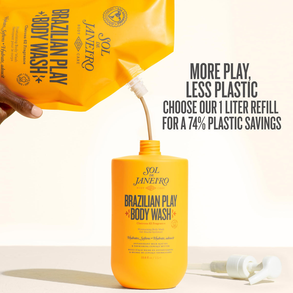 Sol de Janeiro in a bathroom lifestyle setting suggesting daily indulgent routine