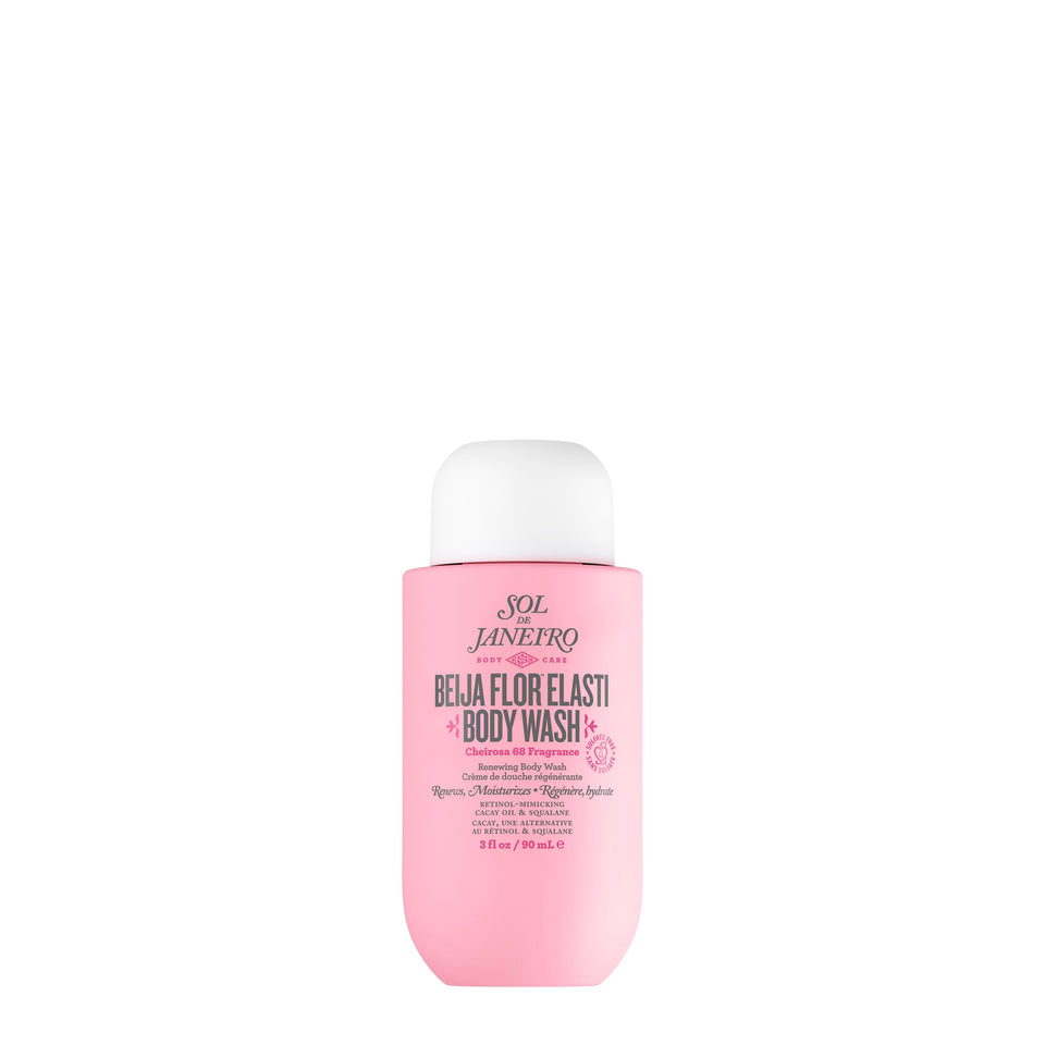 Sol de Janeiro front packaging showing 90mL bottle and Cheirosa 68 aroma benefits