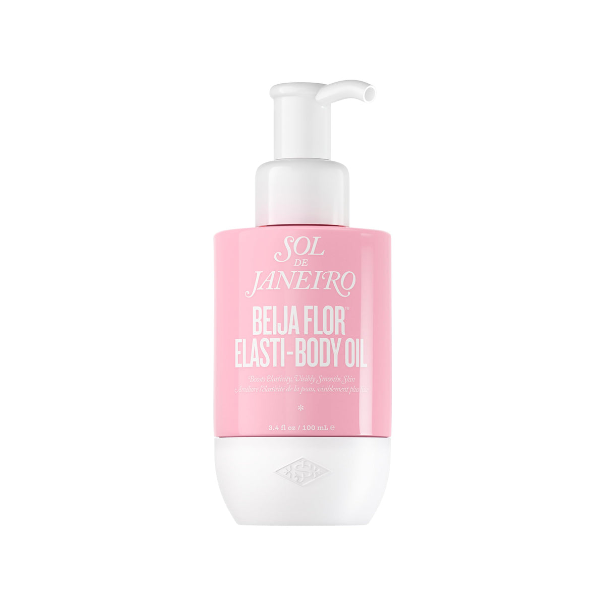 Sol de Janeiro front bottle showing sleek design and smooth finish benefit