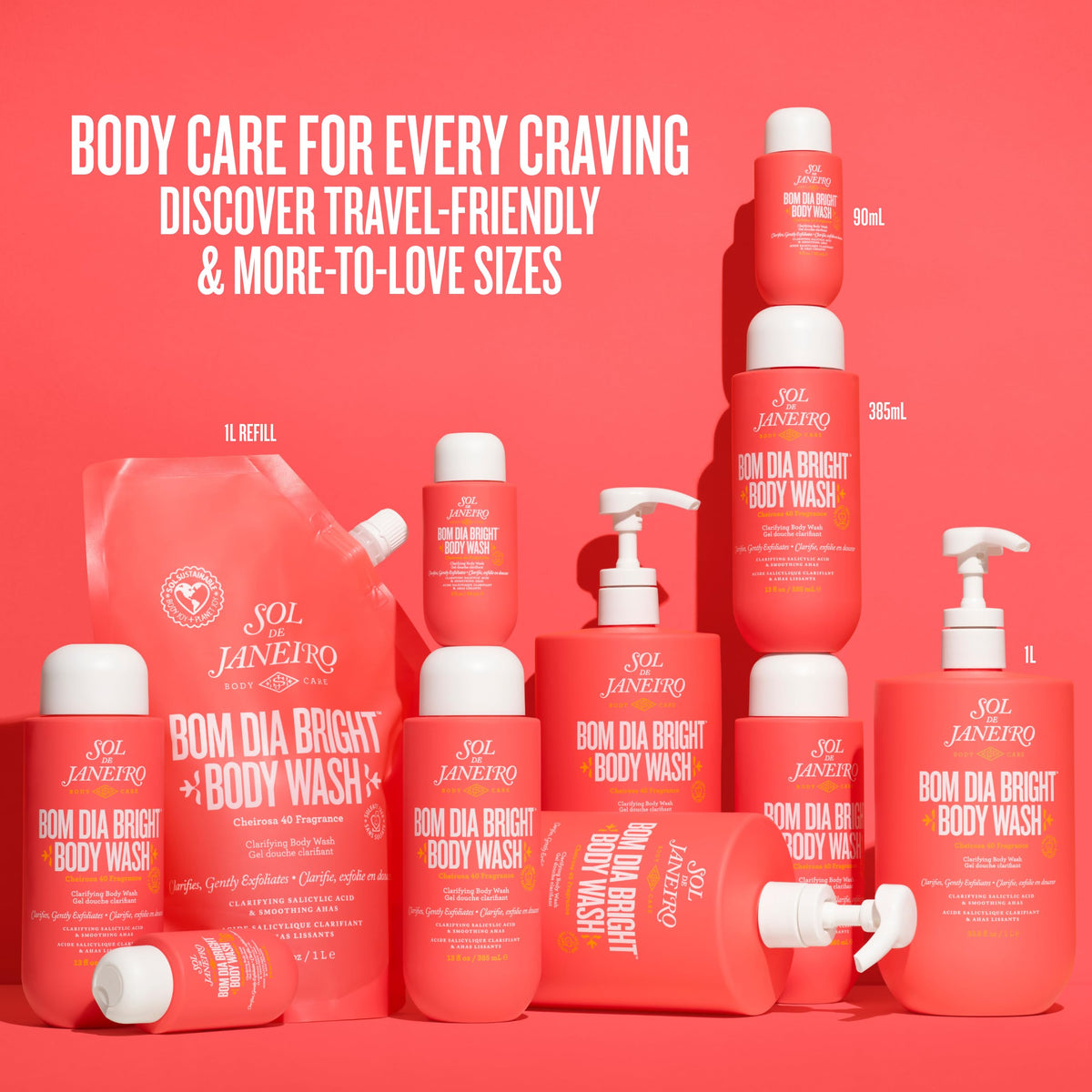 Sol de Janeiro paired with Bom Dia Bright Cream to show layering for smoother skin