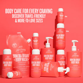 Sol de Janeiro paired with Bom Dia Bright Cream to show layering for smoother skin
