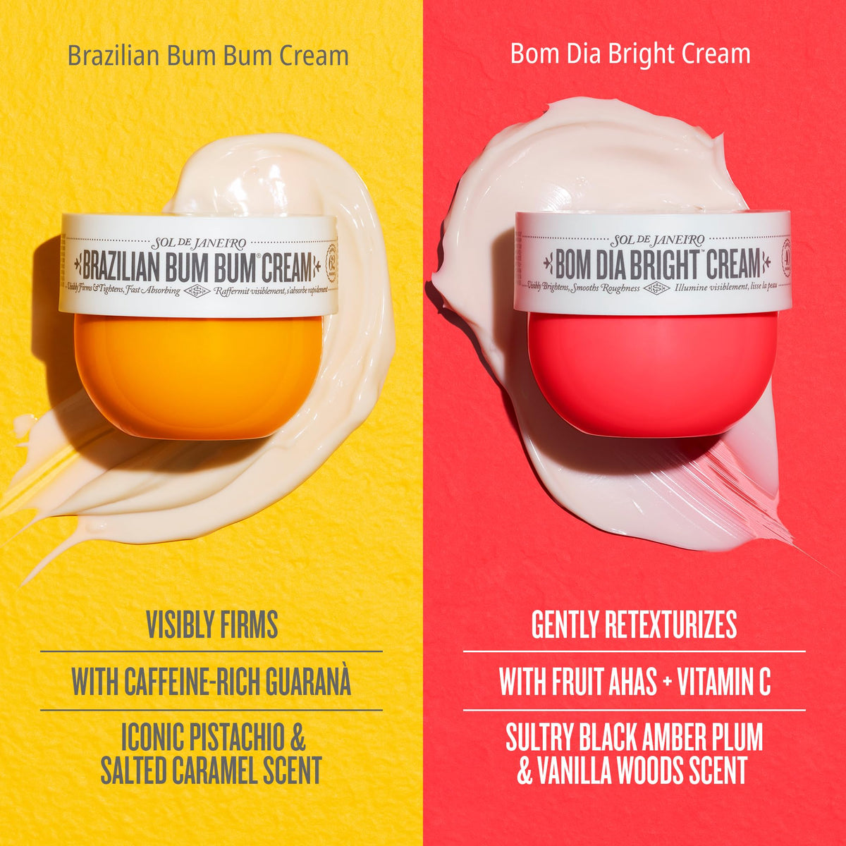 Sol de Janeiro close-up of Bum Bum Cream texture showing fast-absorbing cushion