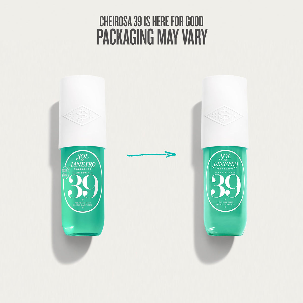Sol de Janeiro bottle beside a ruler showing 90 mL travel size for easy packing