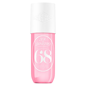 Sol de Janeiro front bottle shot showing 240mL size and colorful label benefits