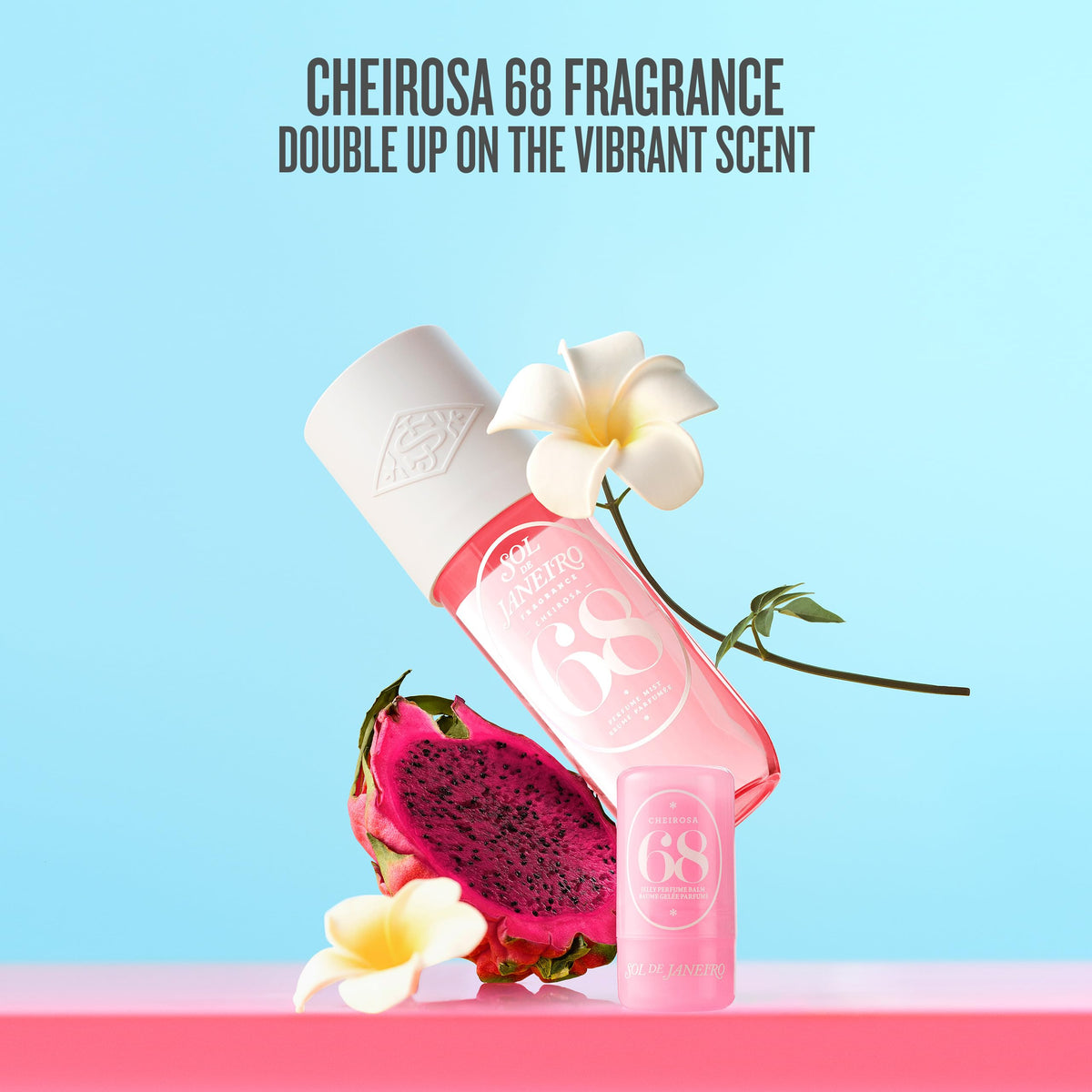 Sol de Janeiro lifestyle shot at the beach suggesting tropical inspiration and uplifting scent mood