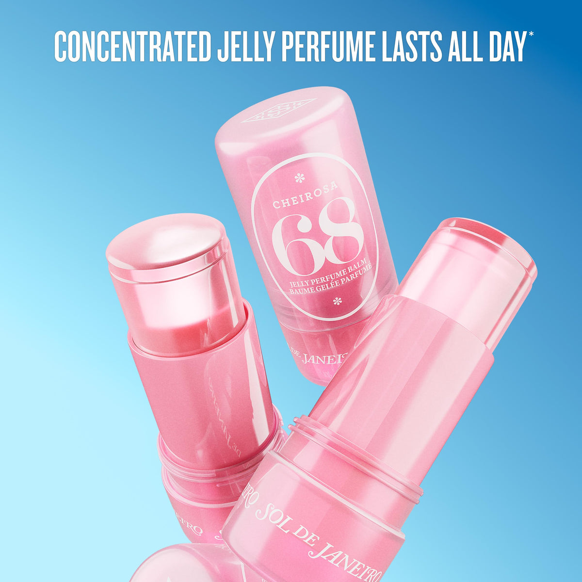 Sol de Janeiro twist-up detail of balm revealing translucent jelly texture and precise, mess-free application