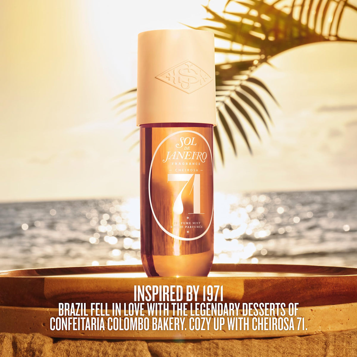 Sol de Janeiro label detail showing ingredient callouts and amber-gourmand appeal