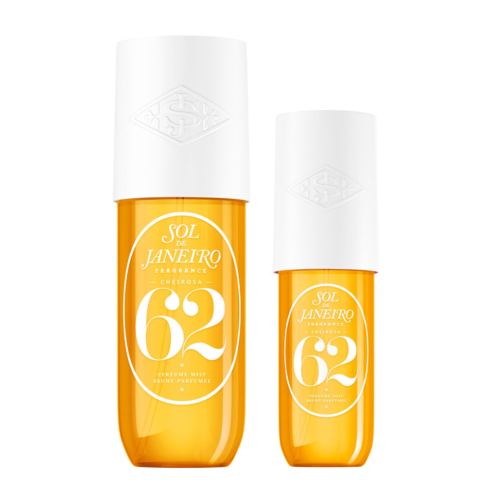 Sol de Janeiro duo front packaging showing both bottles for consistent scent