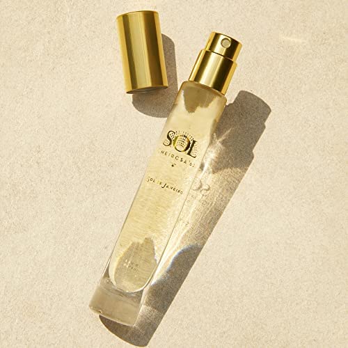 Sol de Janeiro spray nozzle close-up demonstrating precise mist and lasting scent