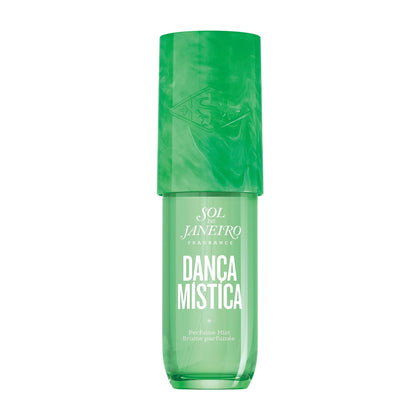 Sol de Janeiro front bottle view showing label and travel-friendly size