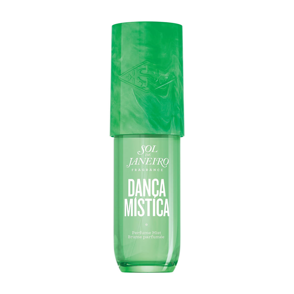Sol de Janeiro front bottle view showing label and travel-friendly size