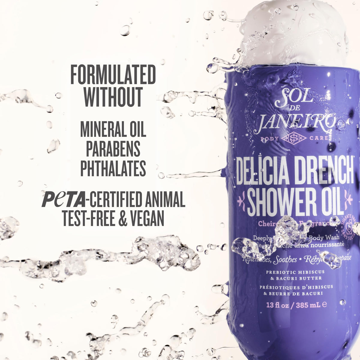 Sol de Janeiro packaging label detail showing fragrance and directions
