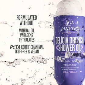 Sol de Janeiro packaging label detail showing fragrance and directions