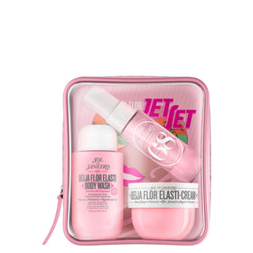 Sol de Janeiro front packaging of Beija Flor Jet Set showing compact travel trio for easy routine