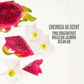 Sol de Janeiro cacay oil bottle beside cream highlighting renewal ingredient benefits