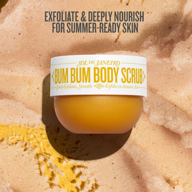 Sol de Janeiro open jar texture closeup highlighting gentle exfoliation benefit