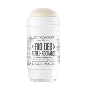 Sol de Janeiro refill front packaging showing cartridge and branding, convenient refill benefit