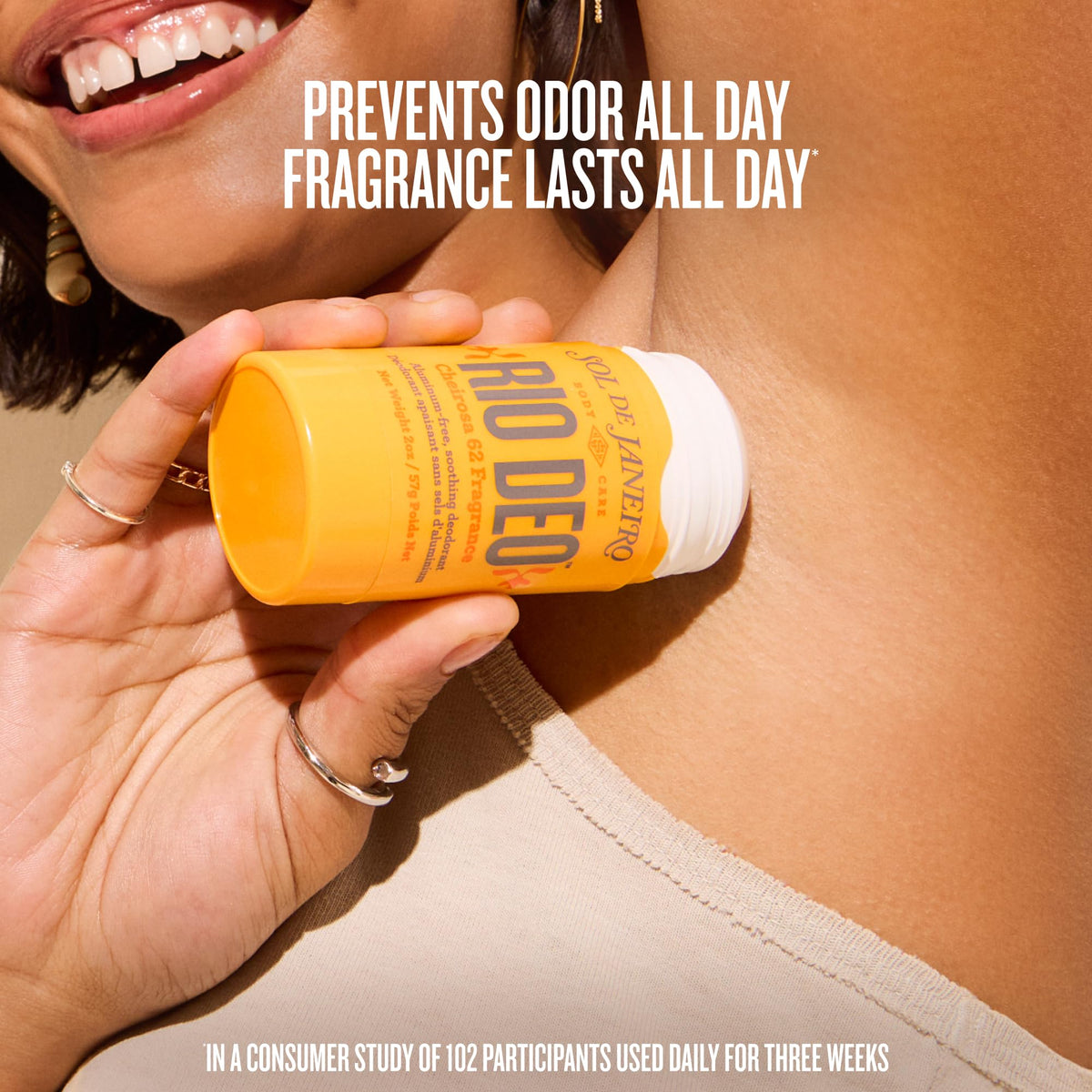 Sol de Janeiro refill installed in reusable Rio Deo case, shows effortless swapping benefit
