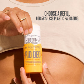 Sol de Janeiro refill side angle detail highlighting shape and fit, easy installation benefit