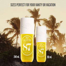 Sol de Janeiro mist droplets on skin showing delicate texture and fast absorption benefit