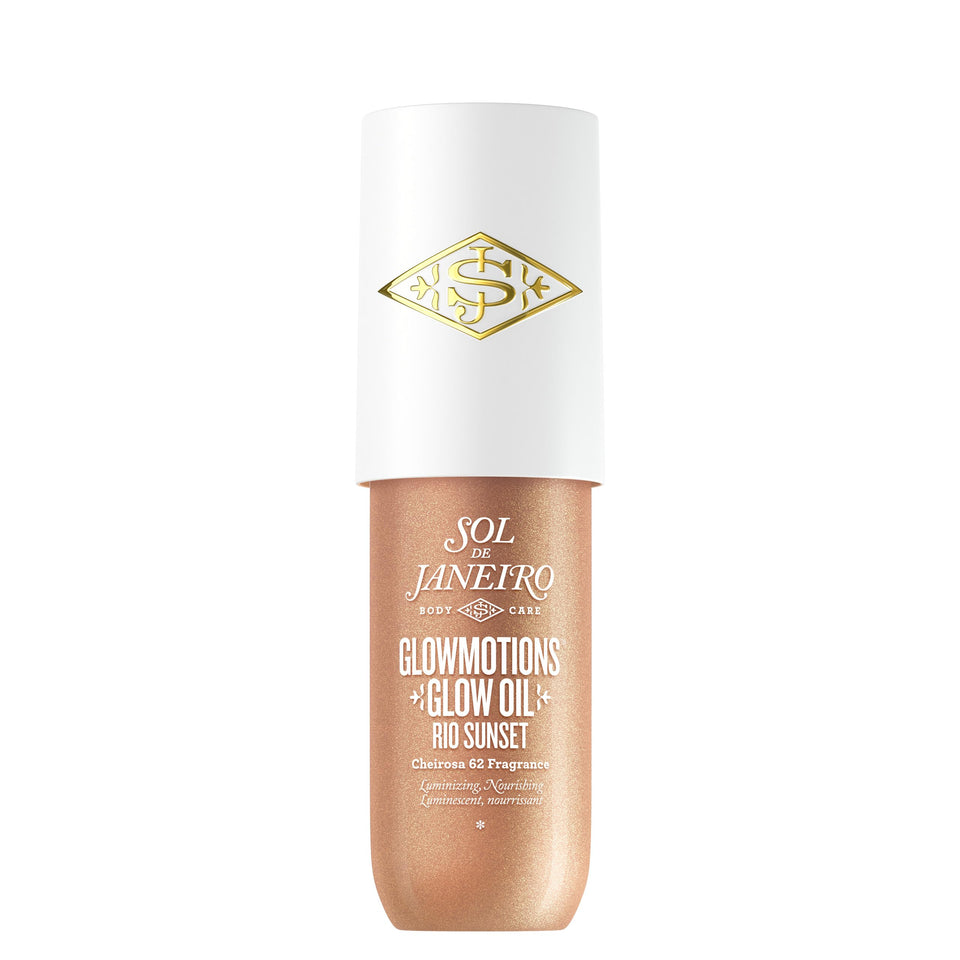 Sol de Janeiro bottle front packaging showing champagne glow