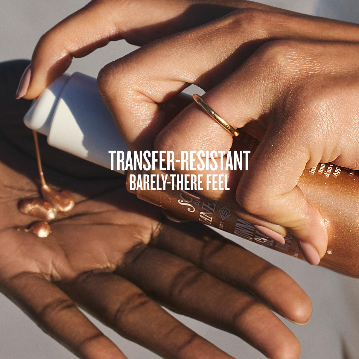 Sol de Janeiro pour of oil showing silky, luminous texture