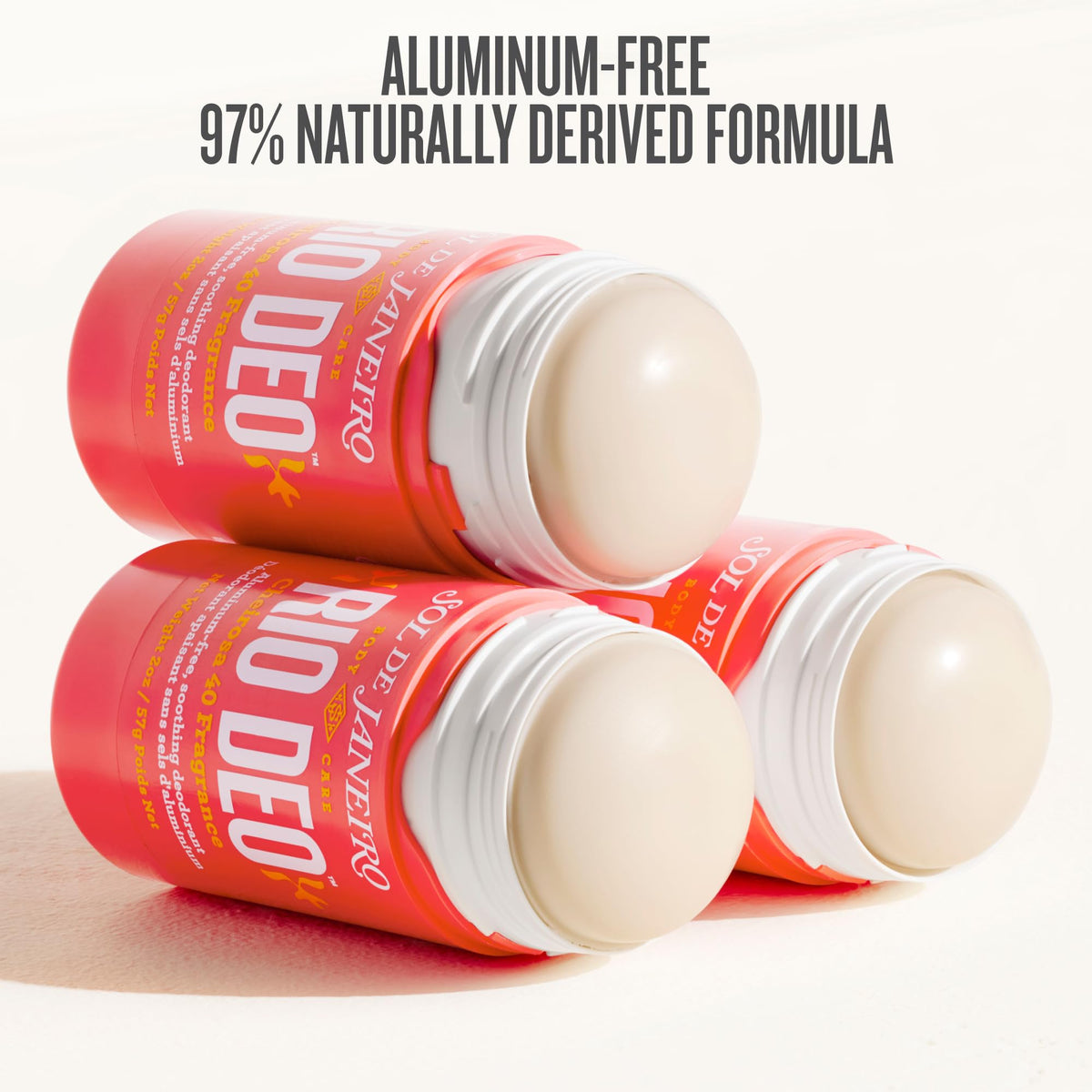 Sol de Janeiro close-up of deodorant stick texture for smooth underarms benefit