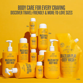 Sol de Janeiro gel texture on hand illustrating silky feel and hydrated skin