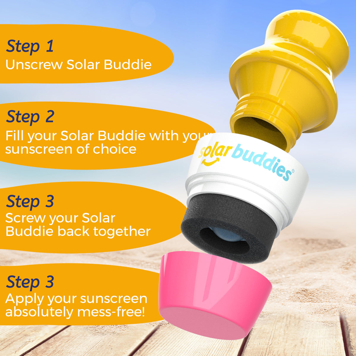Solar Buddies next to passport illustrating compact travel size and convenience benefit