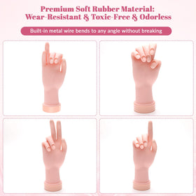 Solaradgy spread of 100 nail tips showing size range for accurate nail fitting and practice