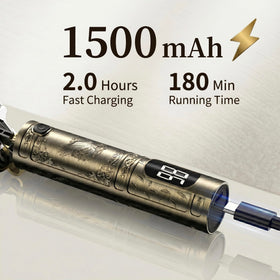 Solati trimmer Type-C charging port and LED display for fast convenient charging