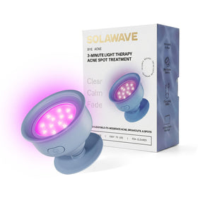 Solawave front view showing wand design and compact portable benefit