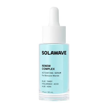 Solawave front packaging showing 1 oz serum and benefit of priming