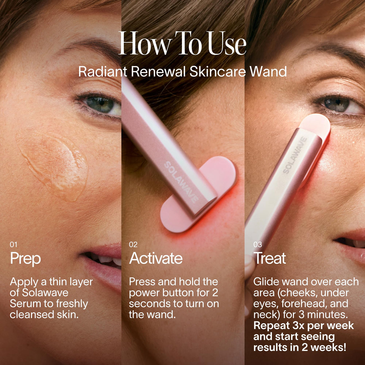 Solawave device contouring neck and jawline to firm and refine appearance